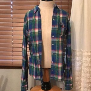 Hollister flannel size medium